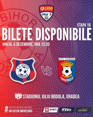 FC Bihor Oradea - AFC Chindia Targoviste