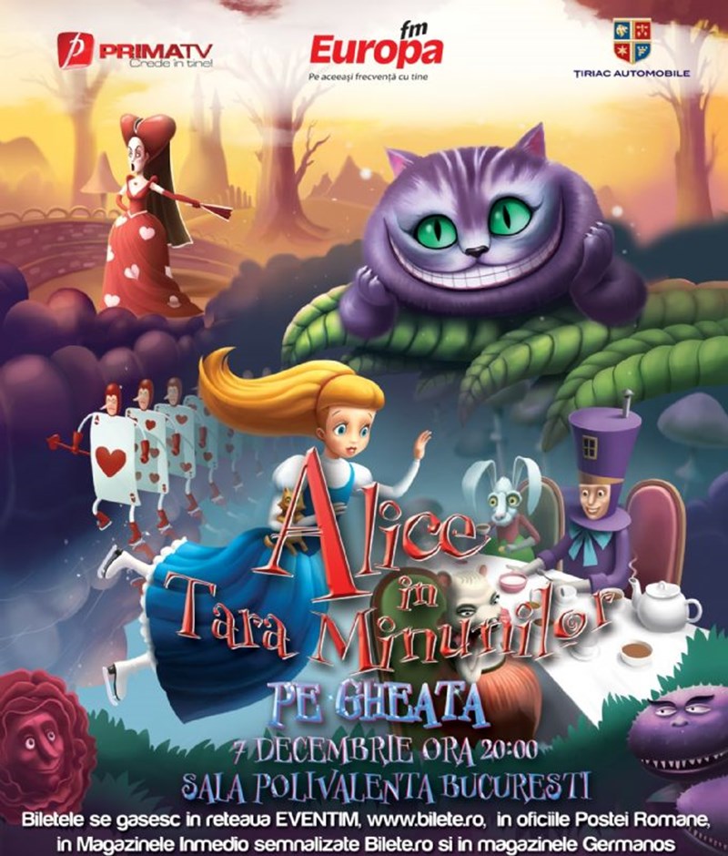 bilete Alice in Tara Minunilor pe gheata