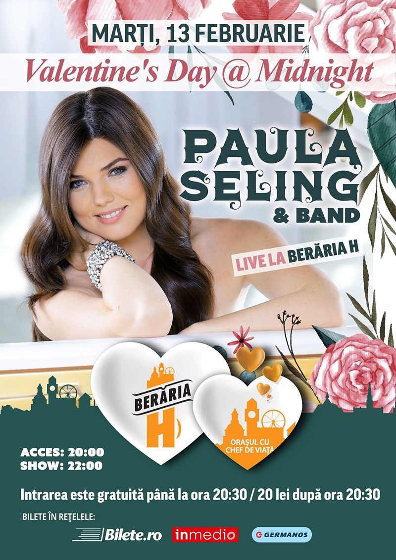 bilete Paula Seling & Band la Beraria H